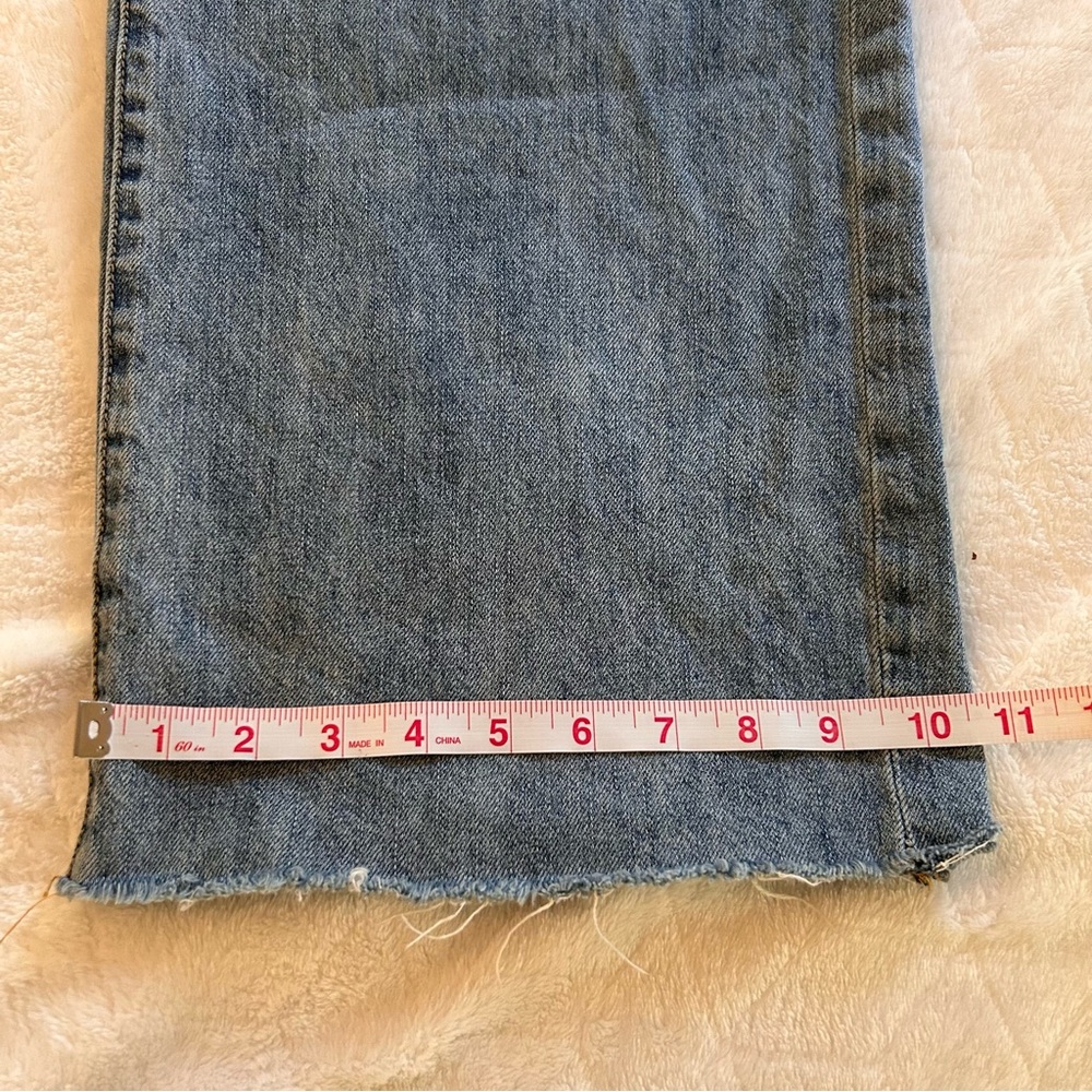 WeWoreWhat High Rise Wide Leg Jeans Light Wash size 25 - Picture 12 of 16